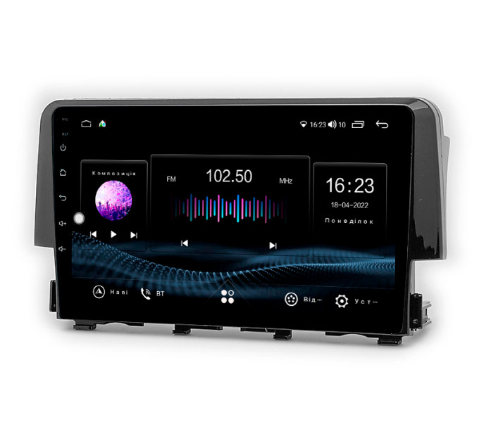 Штатна магнітола Abyss Audio SX-9161 для Honda CIVIC 2016-2018