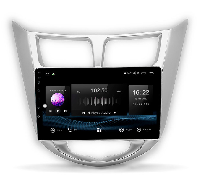 Штатна магнітола Abyss Audio SX-9292 для Hyundai Accent 2010-2017