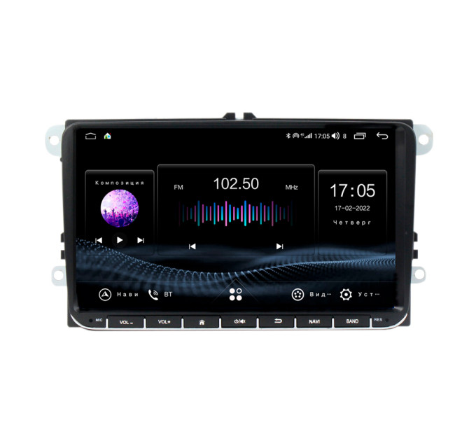 Штатна магнітола Abyss Audio SX-9101 для Volkswagen Passat, Golf, Jetta, Tiguan, Touran, Polo, Amarok, Caddy, T5, T6, Beatle, EOS