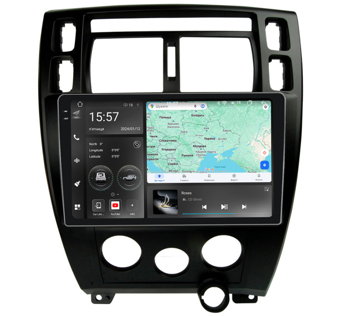 Штатна магнітола Abyss Audio WR-0205 для Hyundai Tucson 2004-2009
