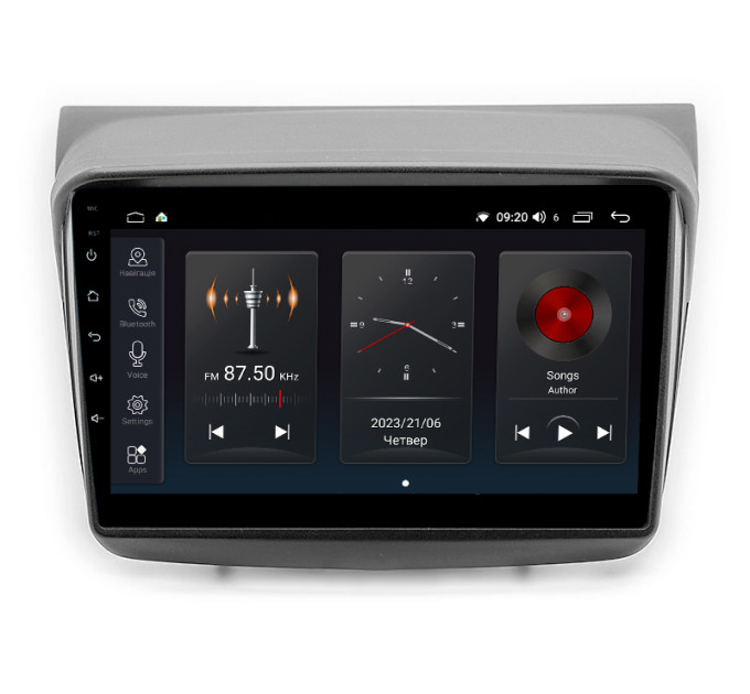 Штатна магнітола Abyss Audio SP-9249 для Mitsubishi L200 (low)
