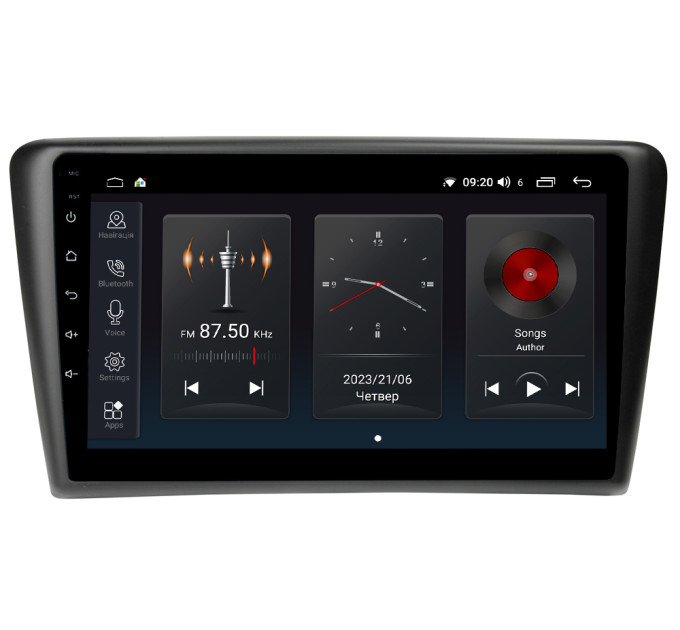 Штатна магнітола Abyss Audio SP-9342 для Skoda Rapid 2012-2019