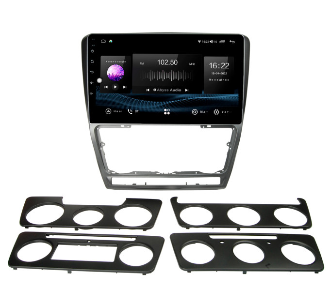 Штатна магнітола Abyss Audio SX-0117 для Skoda Octavia A5 2004-2013