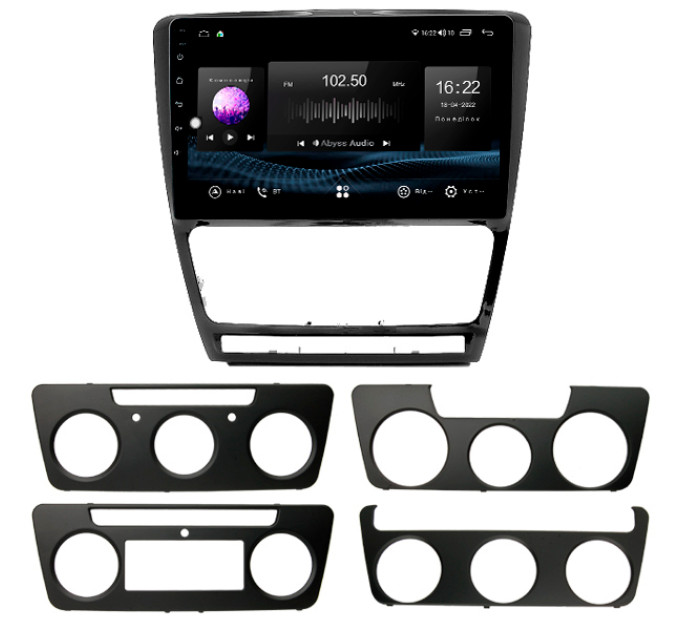 Штатна магнітола Abyss Audio SX-0117 для Skoda Octavia A5 2004-2013