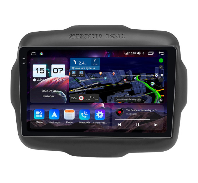Штатна магнітола Abyss Audio QXR-9179 для Jeep RENEGADE 2016-2018