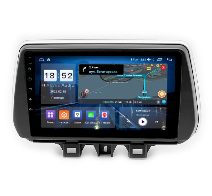 Штатна магнітола Abyss Audio QX-0206 для Hyundai TUCSON/IX35 2018+