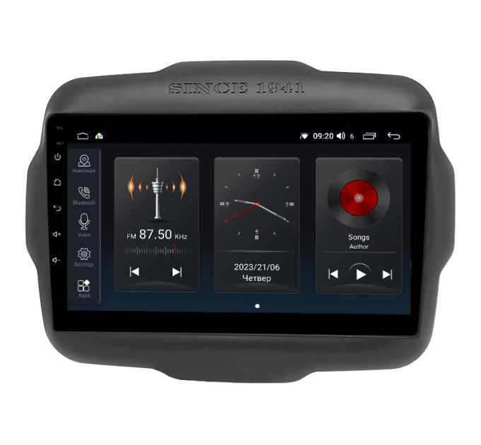 Штатна магнітола Abyss Audio SP-9179 для Jeep RENEGADE 2016-2018