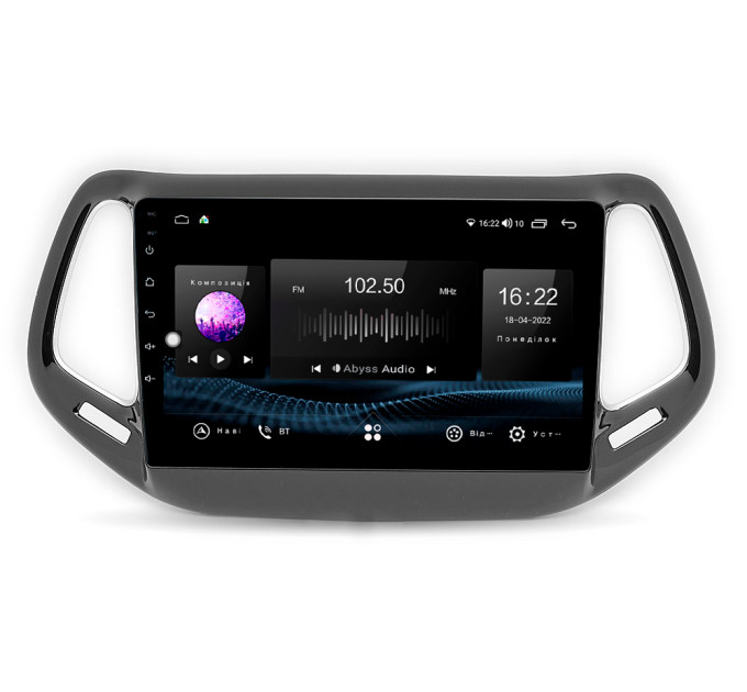 Штатна магнітола Abyss Audio SX-0181 для Jeep COMPASS 2017+