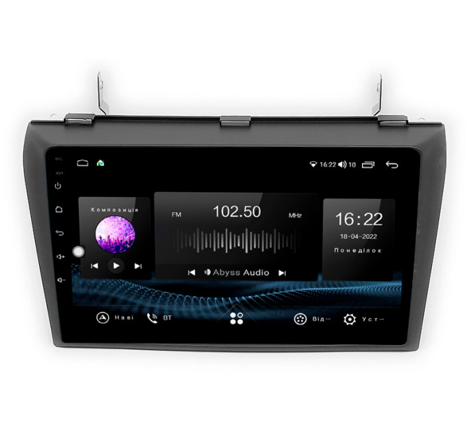 Штатна магнітола Abyss Audio SX-9225 для Mazda 3 2004-2009