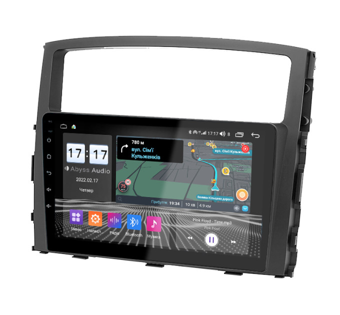 Штатна магнітола Abyss Audio QS-9247 для Mitsubishi PAJERO 2006-2012