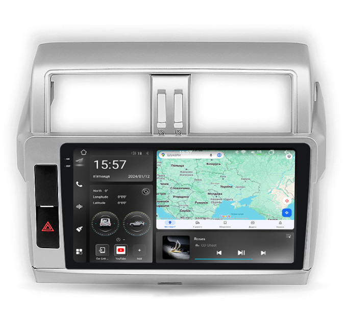 Штатна магнітола Abyss Audio WR-0146 для Toyota PRADO J150 2014-2016