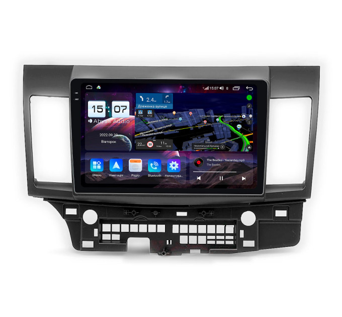Штатна магнітола Abyss Audio QXR-0243 для Mitsubishi Lancer X