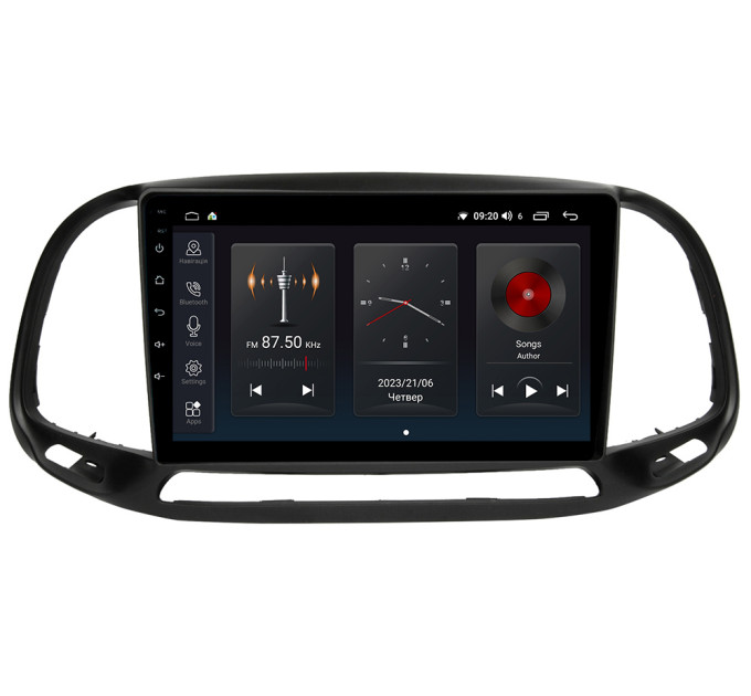 Штатна магнітола Abyss Audio SP-9281 для Fiat Doblo 2015+