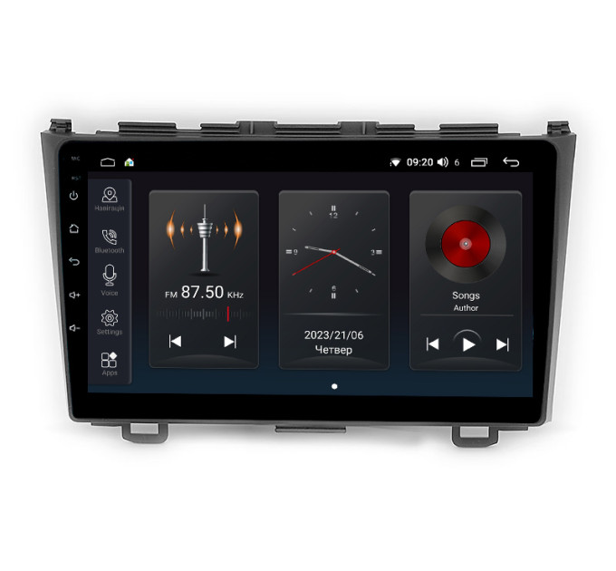 Штатна магнітола Abyss Audio SP-9163 для Honda CR-V 2006-2011