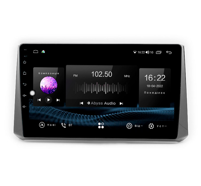 Штатна магнітола Abyss Audio SX-0369 для Toyota Corolla 2018+