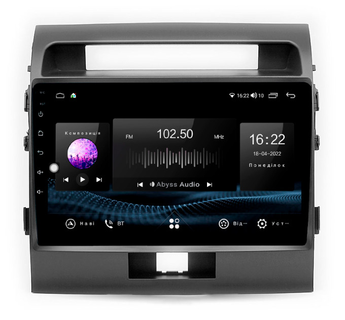 Штатна магнітола Abyss Audio SX-0142 для Toyota LANDCRUISER 200 2008-2012