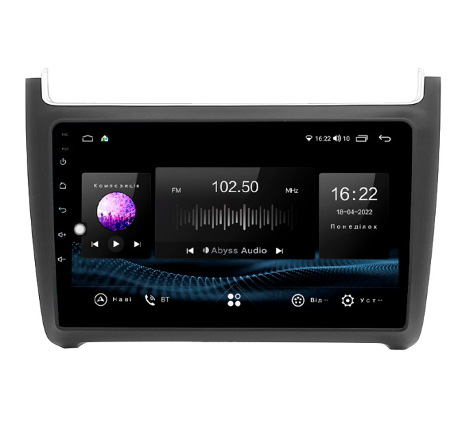 Штатна магнітола Abyss Audio SX-9104 для Volkswagen Polo 2012-2015 2012-2015
