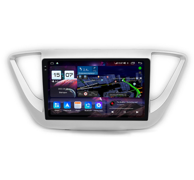 Штатна магнітола Abyss Audio QXR-9208 для Hyundai Accent 2017-2018