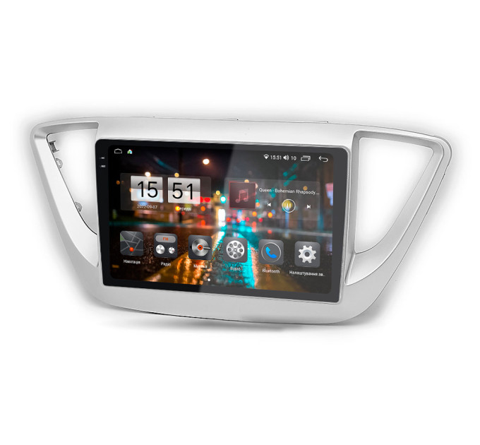 Штатна магнітола Abyss Audio QXR-9208 для Hyundai Accent 2017-2018