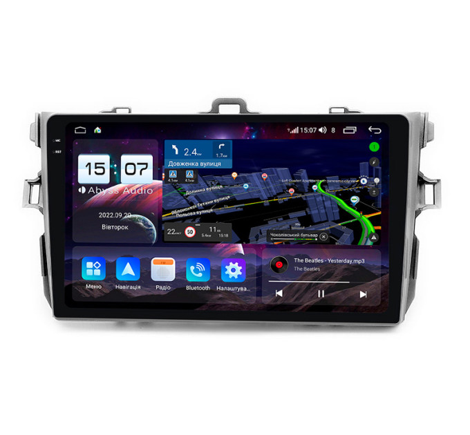 Штатна магнітола Abyss Audio QXR-0119 для Toyota Corolla E150 2007-2013