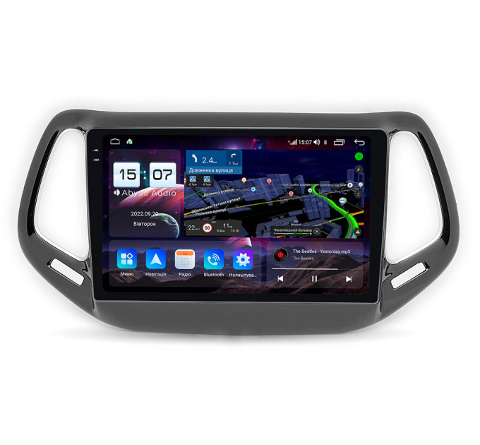 Штатна магнітола Abyss Audio QXR-0181 для Jeep COMPASS 2017+