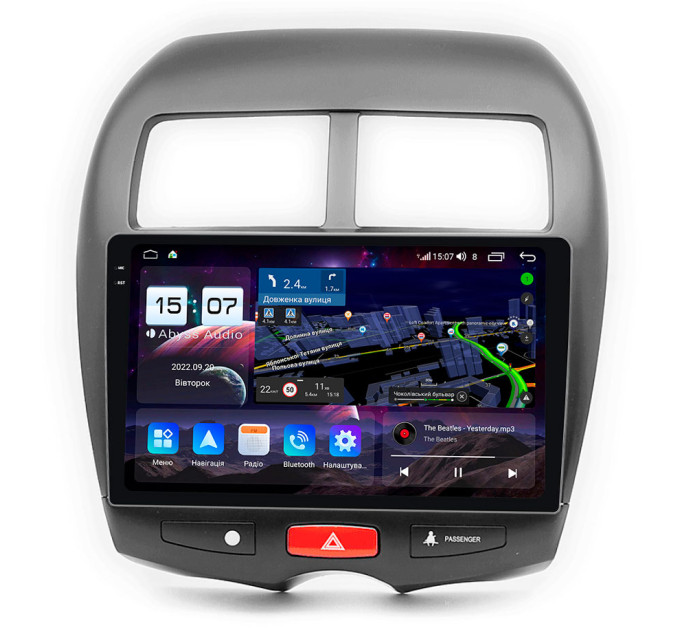 Штатна магнітола Abyss Audio QXR-9237 для Peugeot 4008 2012+