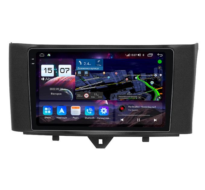 Штатна магнітола Abyss Audio QXR-9344 для Smart ForTwo 2011-2017
