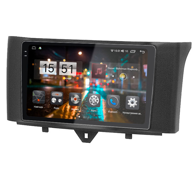 Штатна магнітола Abyss Audio QXR-9344 для Smart ForTwo 2011-2017
