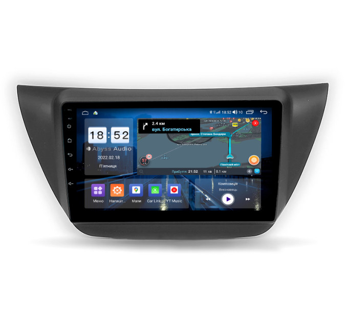 Штатна магнітола Abyss Audio QX-9244 для Mitsubishi LANCER IX 2006-2010