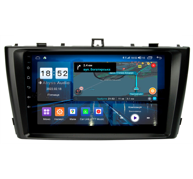Штатна магнітола Abyss Audio QX-9156 для Toyota Avensis T27 2011-2015