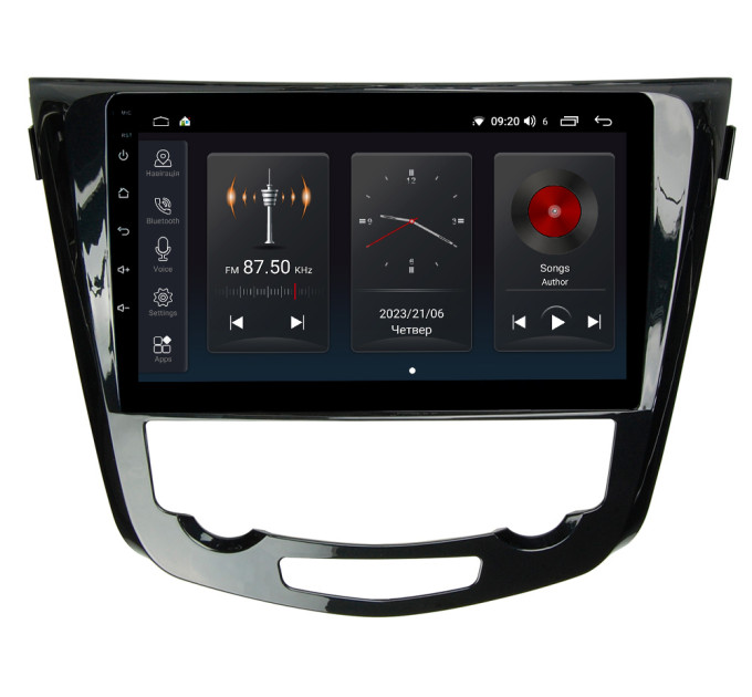 Штатна магнітола Abyss Audio SP-0175 для Nissan QASHQAI 2012-2016