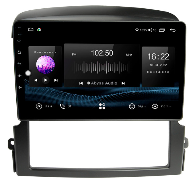 Штатна магнітола Abyss Audio SX-9296 для KIA Sorento (BL) 2006-2009