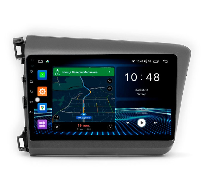 Штатна магнітола Abyss Audio MP-9160 для Honda CIVIC 2012-2015
