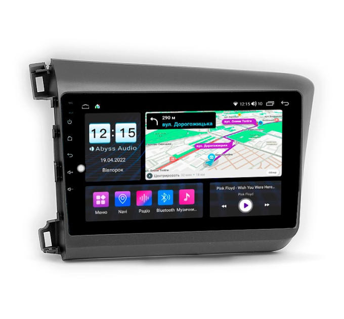 Штатна магнітола Abyss Audio MP-9160 для Honda CIVIC 2012-2015