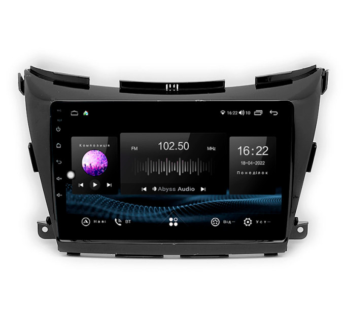 Штатна магнітола Abyss Audio SX-0172 для Nissan MURANO 2015+