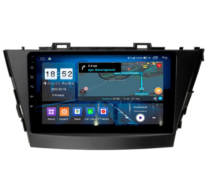 Штатна магнітола Abyss Audio QS-9365 для Toyota Prius V 2012-2017