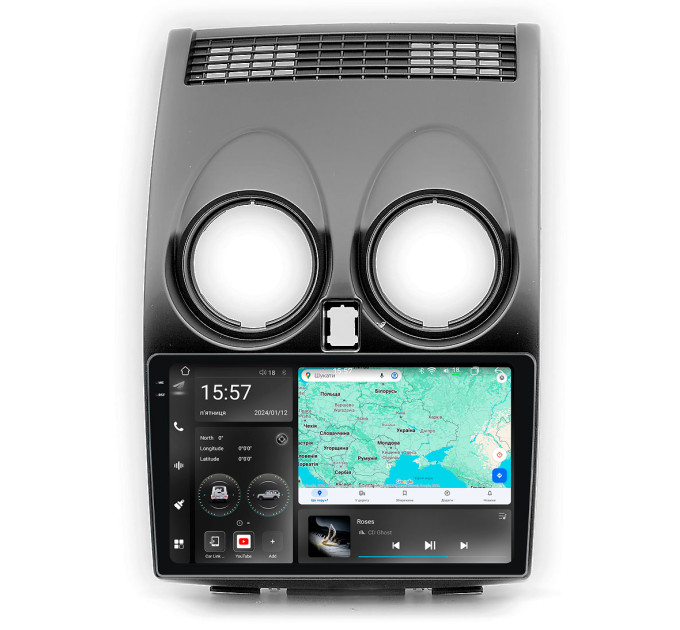 Штатна магнітола Abyss Audio WR-9171 для Nissan Qashqai 2008-2013