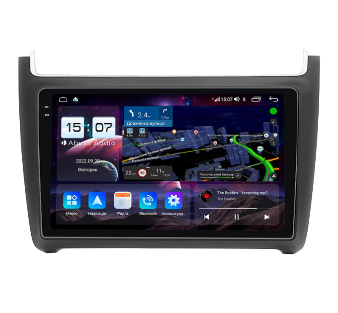 Штатна магнітола Abyss Audio QXR-9104 для Volkswagen Polo 2012-2015