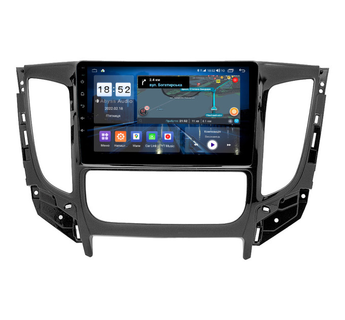 Штатна магнітола Abyss Audio QX-9248 для Mitsubishi Pajero Sport