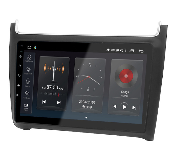 Штатна магнітола Abyss Audio SP-9104 для Volkswagen Polo 2012-2015
