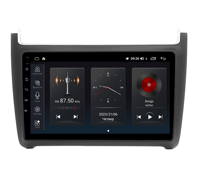 Штатна магнітола Abyss Audio SP-9104 для Volkswagen Polo 2012-2015