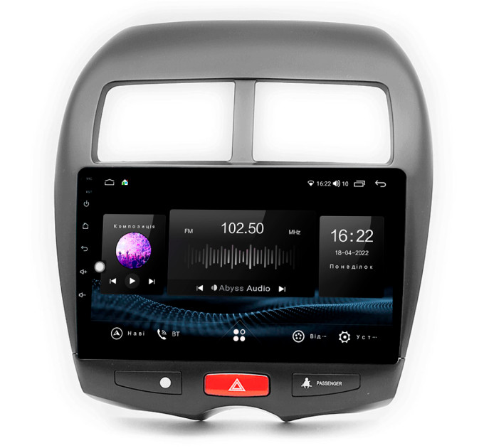 Штатна магнітола Abyss Audio SX-0238 для Mitsubishi ASX 2010-2016
