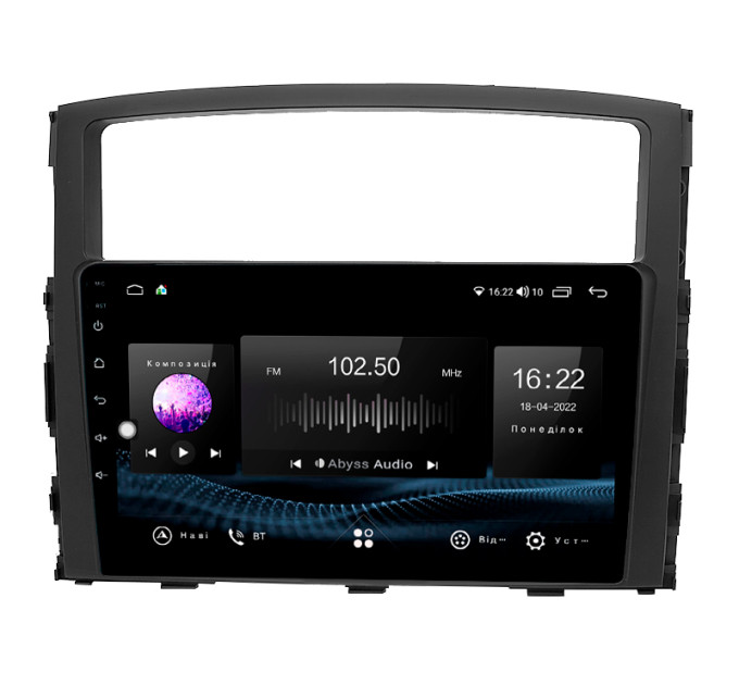 Штатна магнітола Abyss Audio SX-9247 для Mitsubishi PAJERO 2006-2012