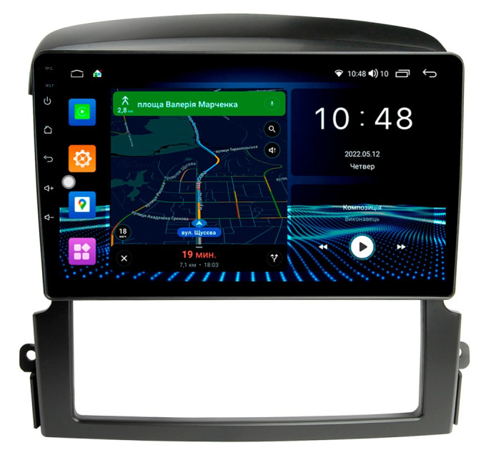 Штатна магнітола Abyss Audio MP-9296 для KIA Sorento (BL) 2006-2009