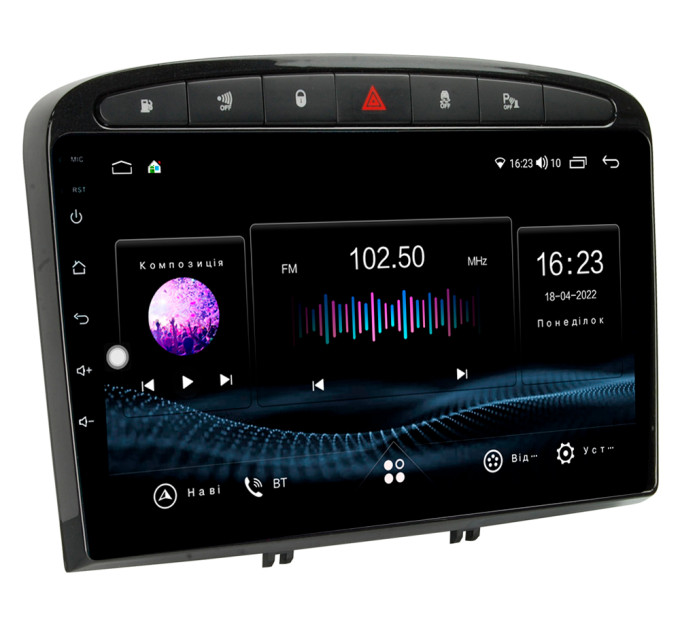 Штатна магнітола Abyss Audio SX-9236 для Peugeot 408 2011-2017