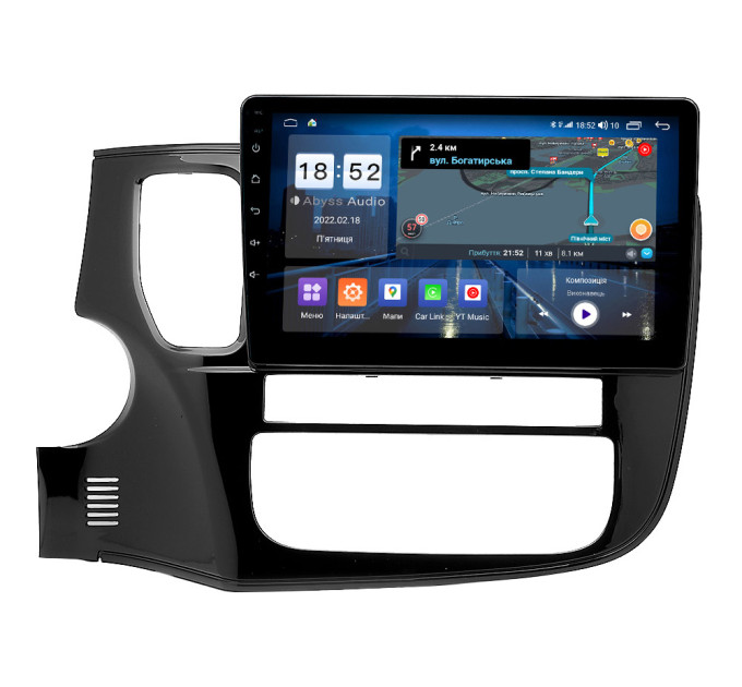 Штатна магнітола Abyss Audio QS-0246 для Mitsubishi Outlander 2015-2017