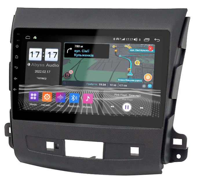 Штатна магнітола Abyss Audio QS-9245 для Mitsubishi Outlander 2006-2012