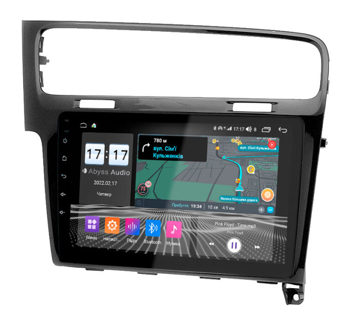 Штатна магнітола Abyss Audio QS-0105 для Volkswagen GOLF7 2013-2015 Gray