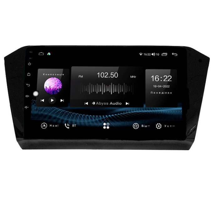 Штатна магнітола Abyss Audio SX-0106 для Volkswagen PASSAT B8 2017+