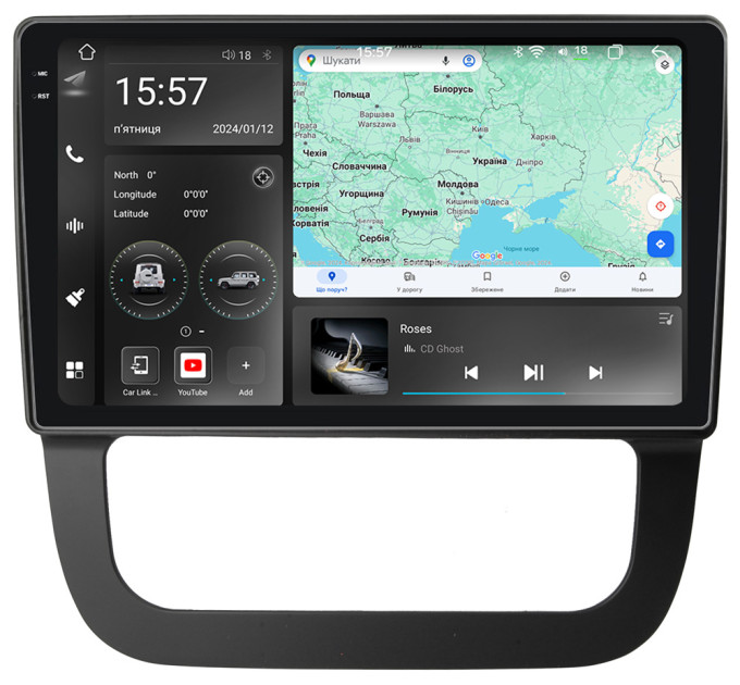 Штатна магнітола Abyss Audio WR-0379 для Volkswagen Jetta 2010-2018